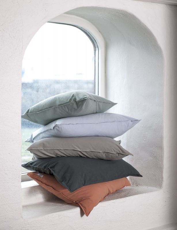 Borås Cotton Loft dobbelt sengesett dusty orange